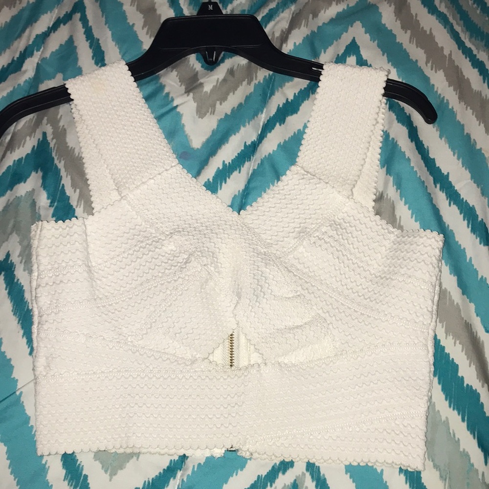 Charlotte russe White crop top